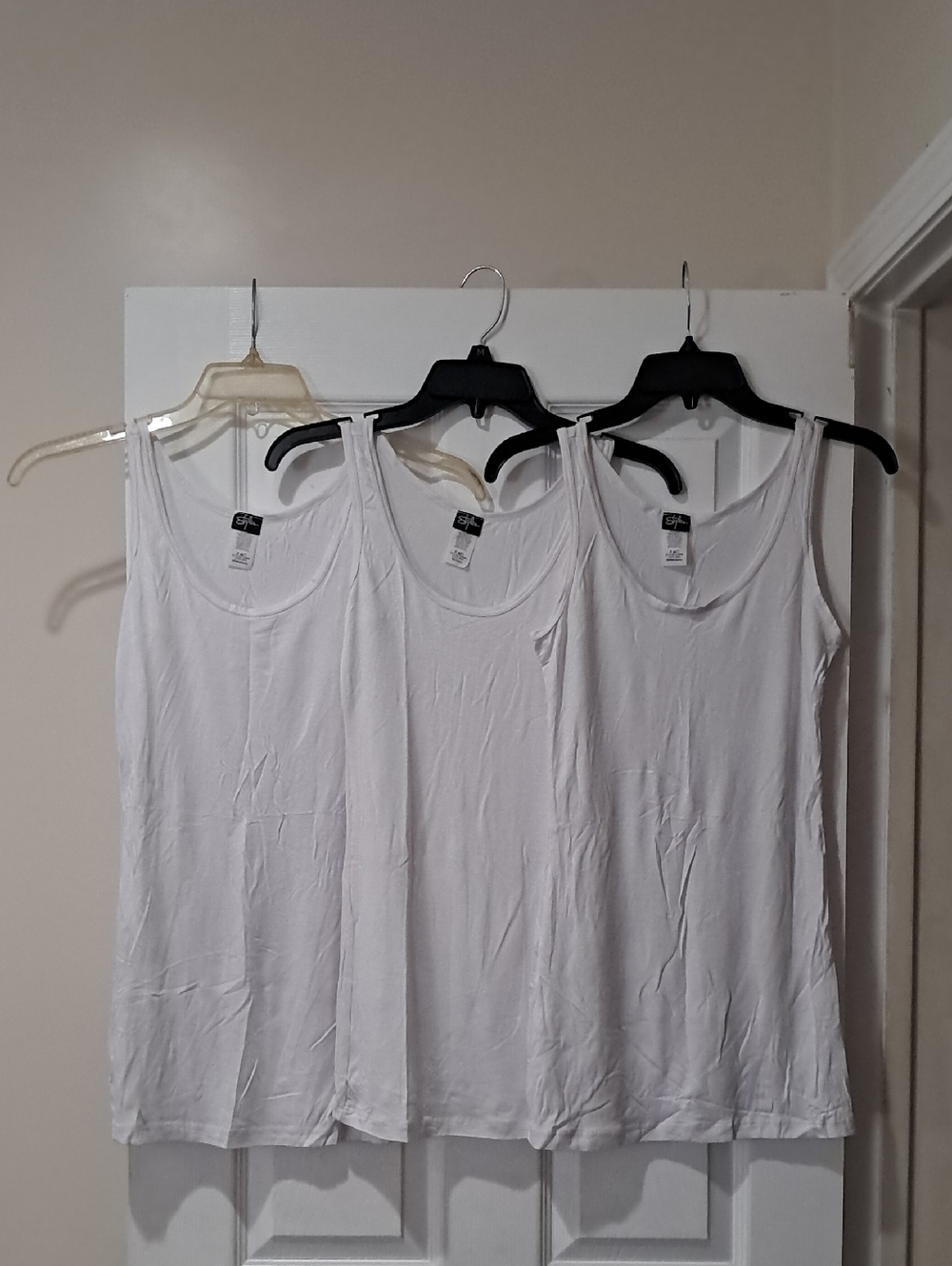 White Women’s Tank Top - Pack of 3